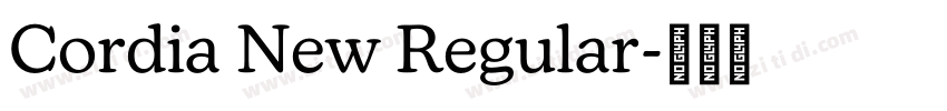 Cordia New Regular字体转换